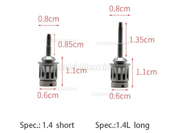 Clé dynamométrique pour implants dentaires ensemble de pilotes multiples de type loquet